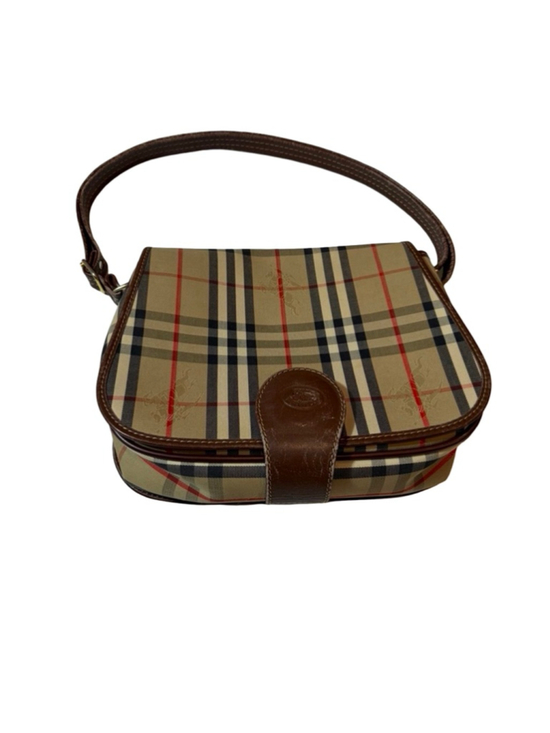 Burberry Handbags - Burberry Nova Check Mini Shoulder Bag Canvas Leather Vintage Y2K